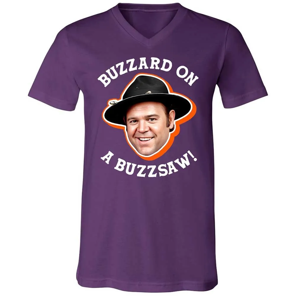 Unisex V-Neck T-Shirt - HXYQJVQP - Team Purple - 10