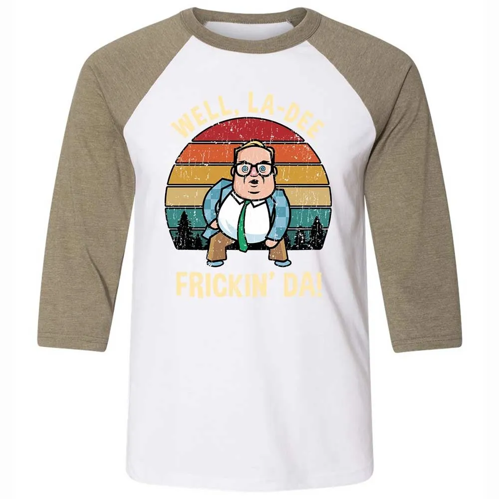 La-Dee-Frickin-Da - White/Heather Olive - 4