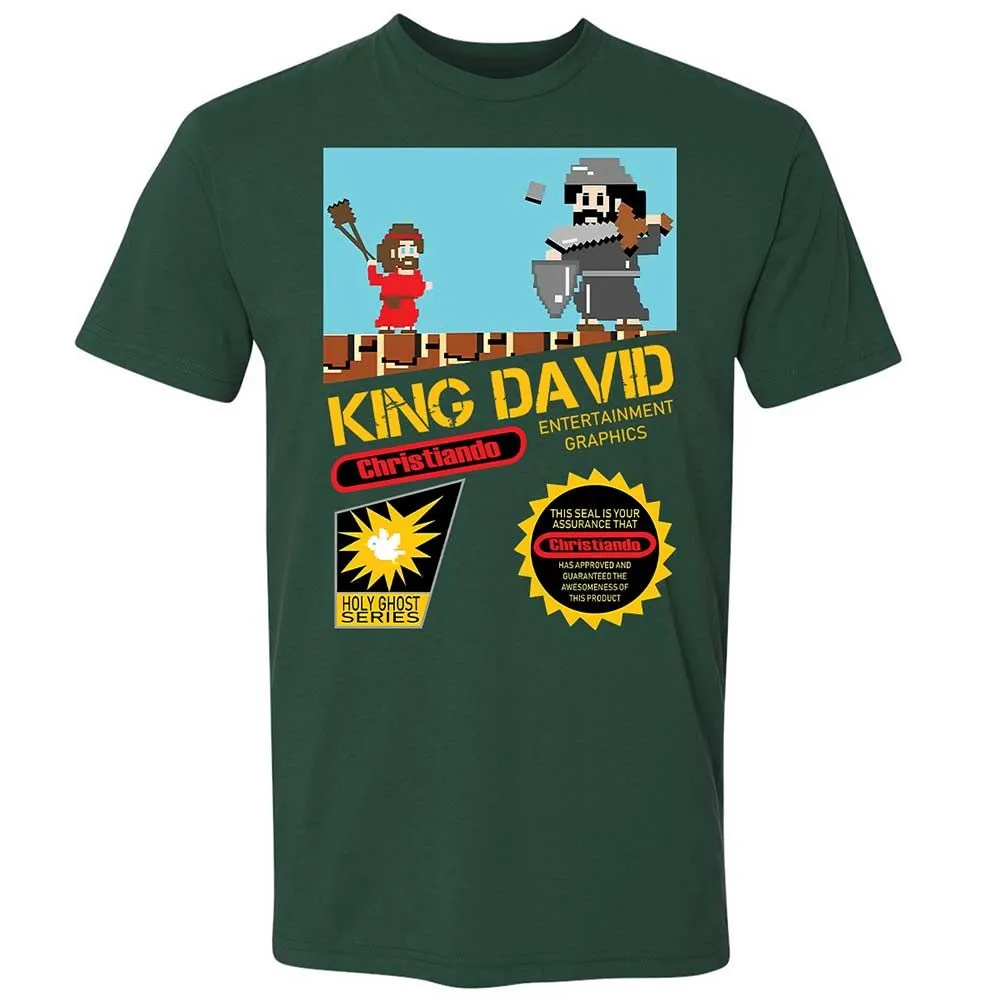 David Vs Goliath Cool Christian - Forest Green - 3