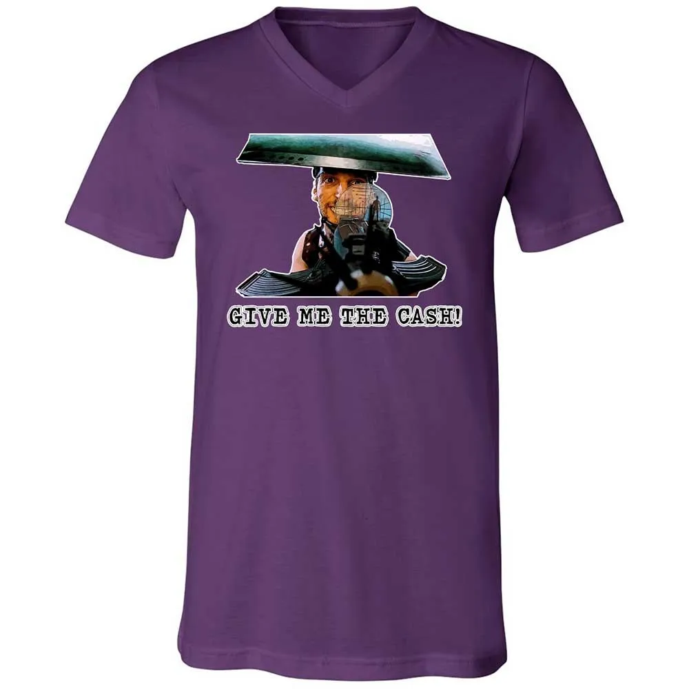 Unisex V-Neck T-Shirt - CF7NGZ5Y - Team Purple - 10