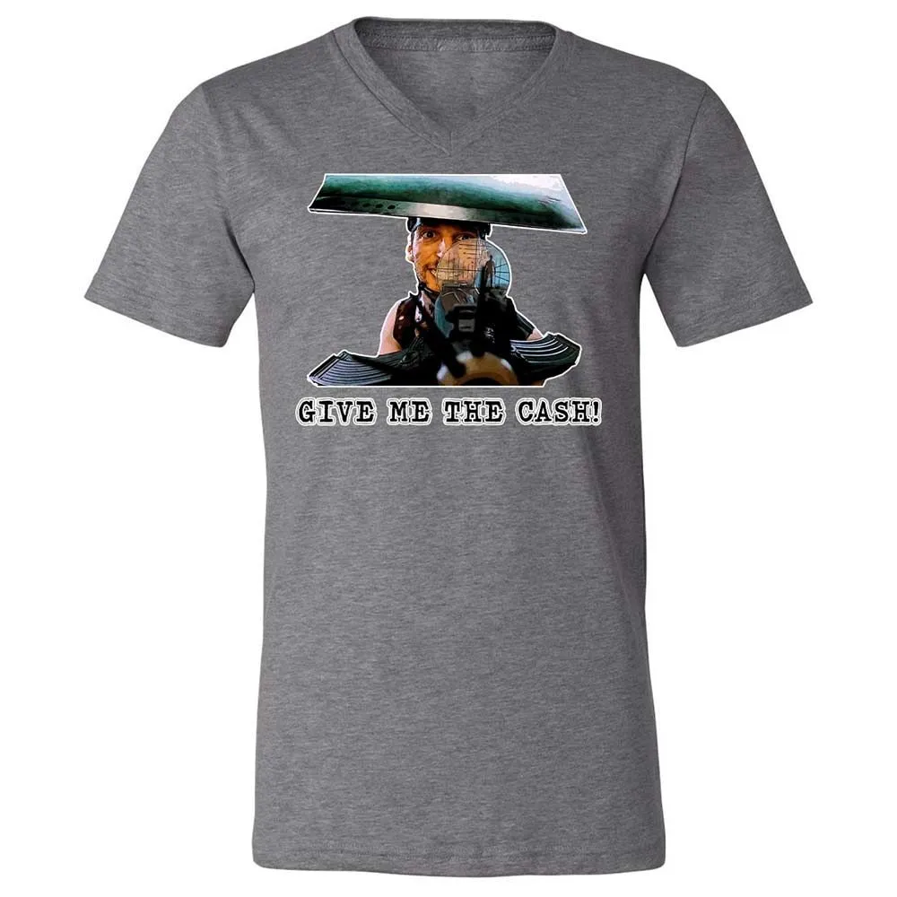 Unisex V-Neck T-Shirt - CF7NGZ5Y - Deep Heather - 14