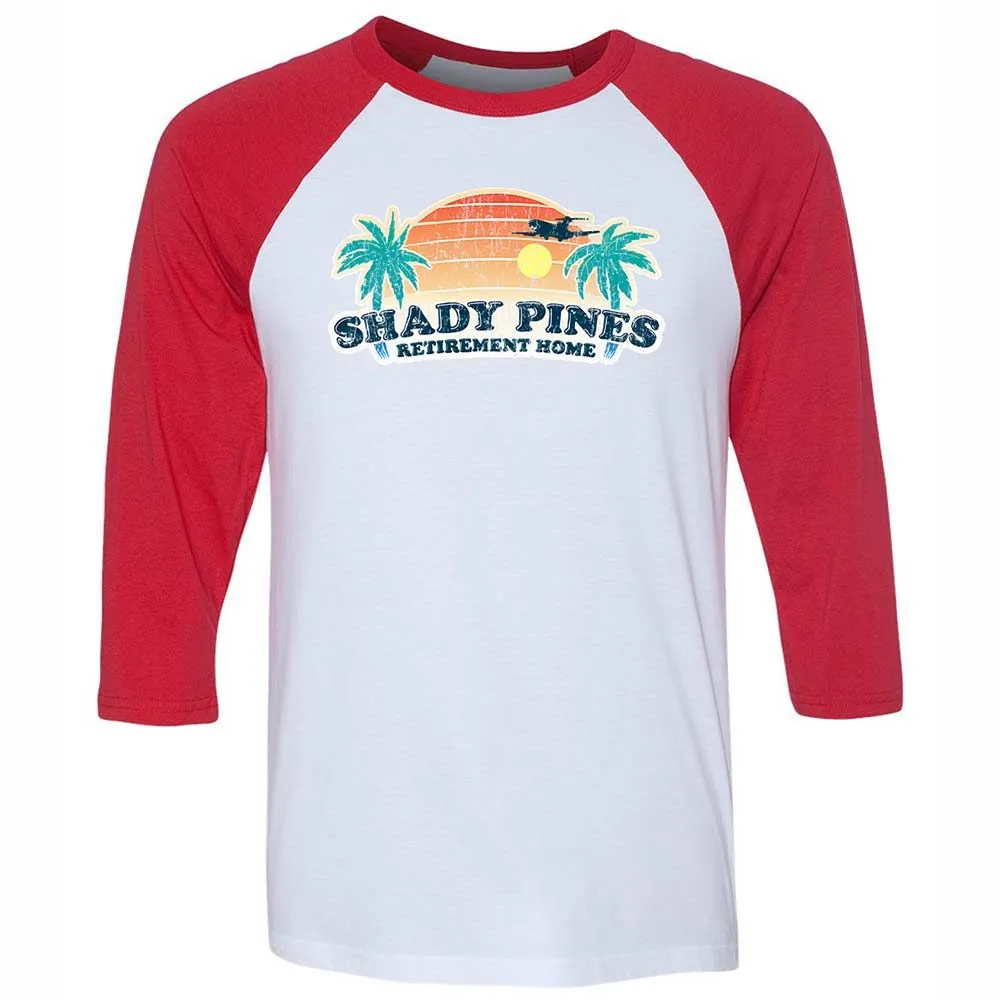 Unisex 3/4 Baseball Tee - KMYVW4QM - White/Red - 9
