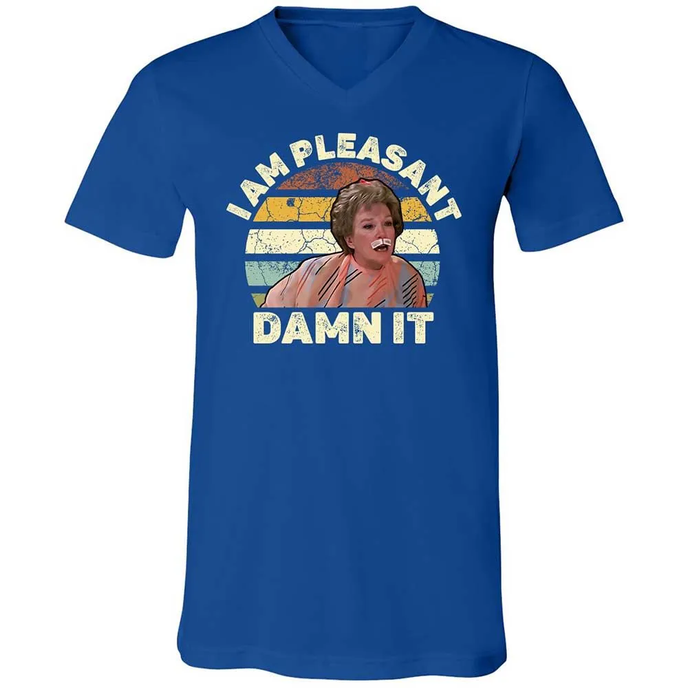 Unisex V-Neck T-Shirt - 3HQT4FBZ - True Royal - 4