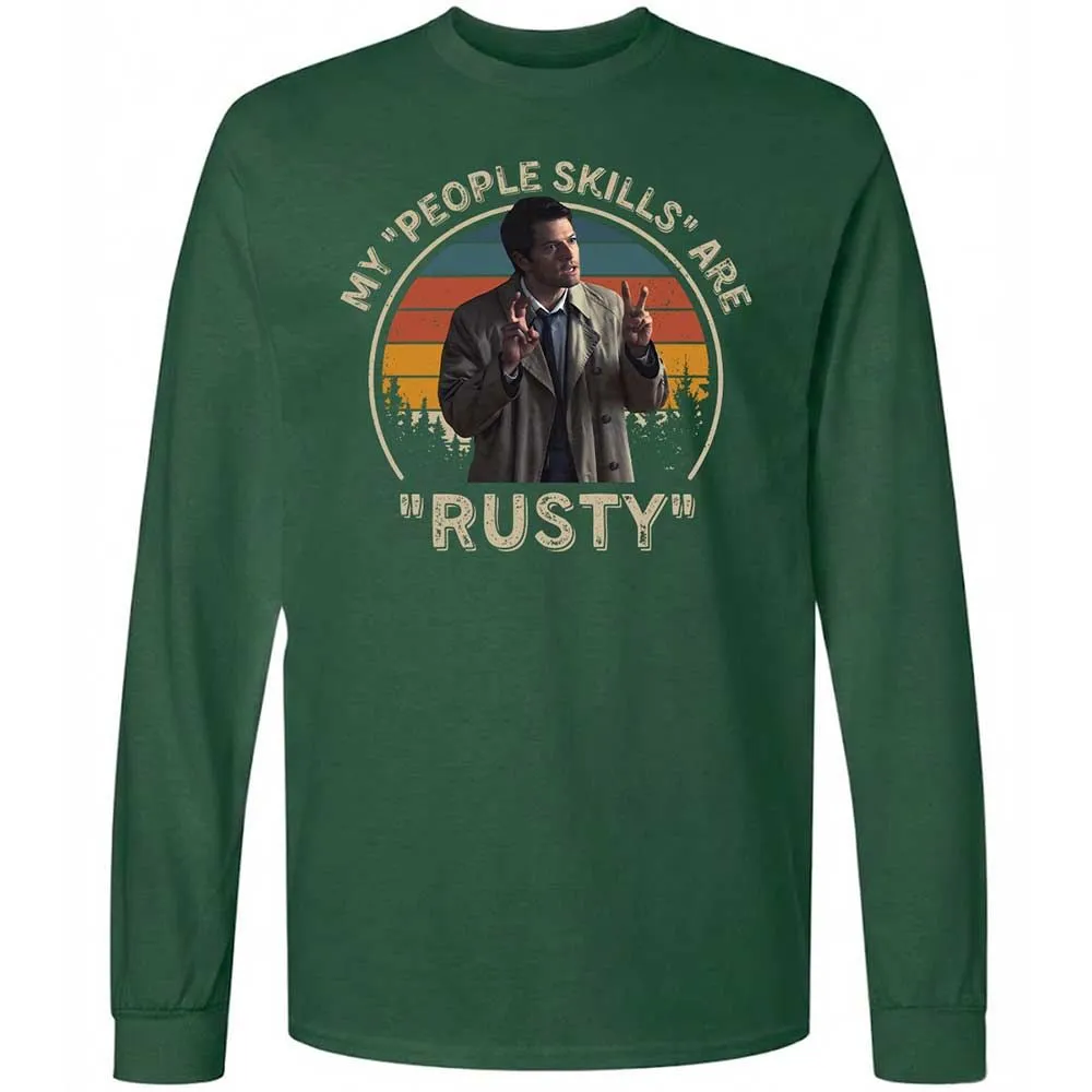 Long Sleeve T-Shirt - SK8UPJGN - Forest Green - 4
