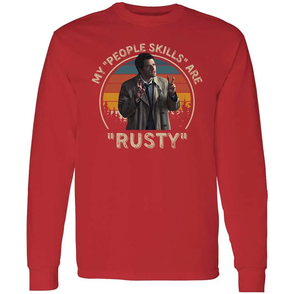 Long Sleeve T-Shirt - SK8UPJGN - Red - 11