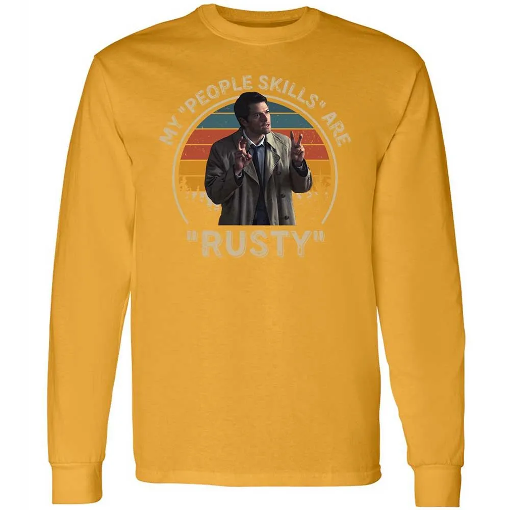 Long Sleeve T-Shirt - SK8UPJGN - Gold - 13