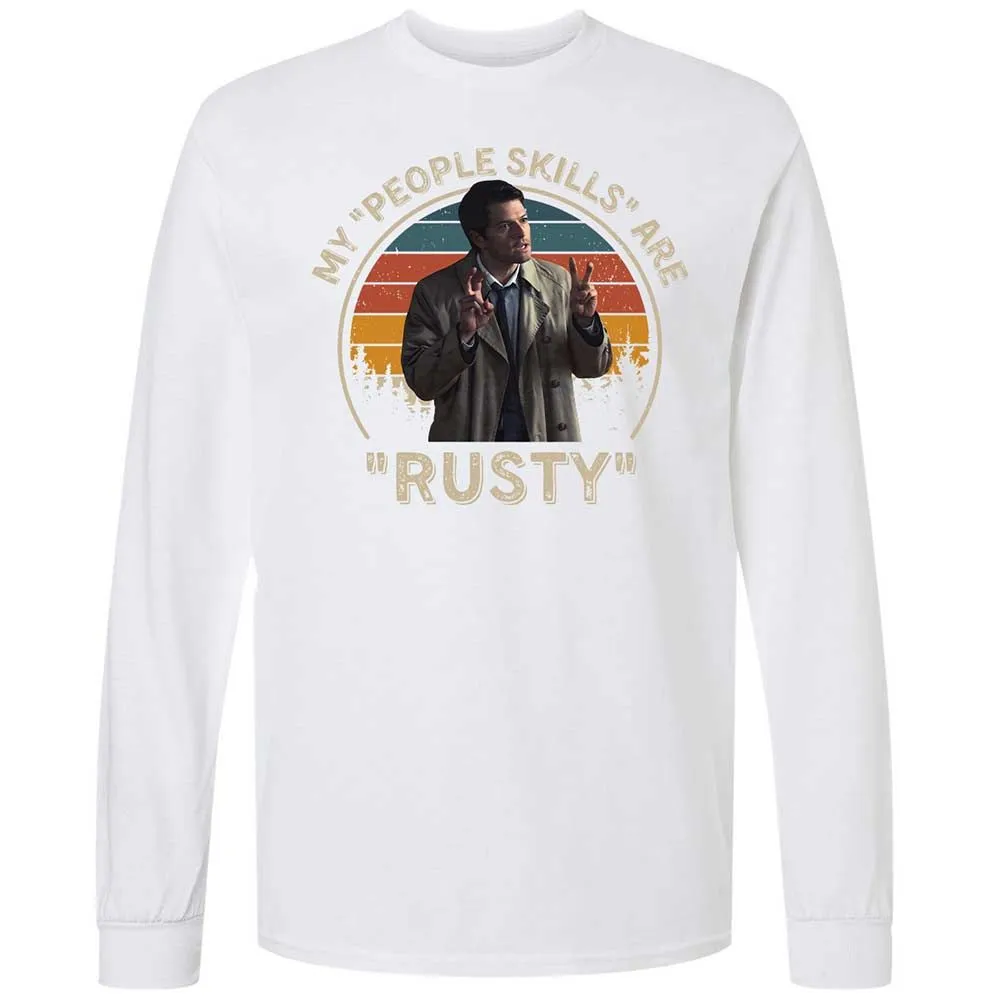 Long Sleeve T-Shirt - SK8UPJGN - White - 17
