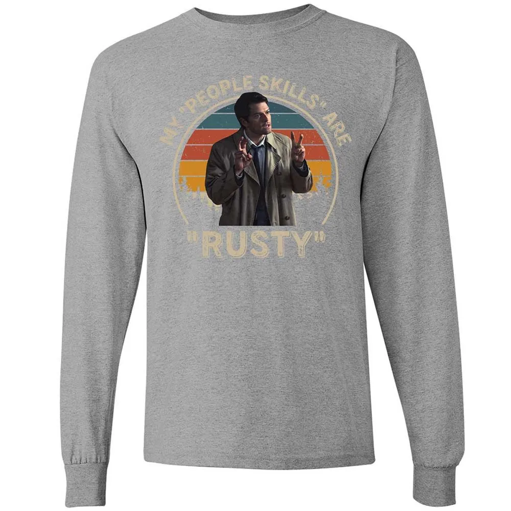 Long Sleeve T-Shirt - SK8UPJGN - Sport Grey - 19
