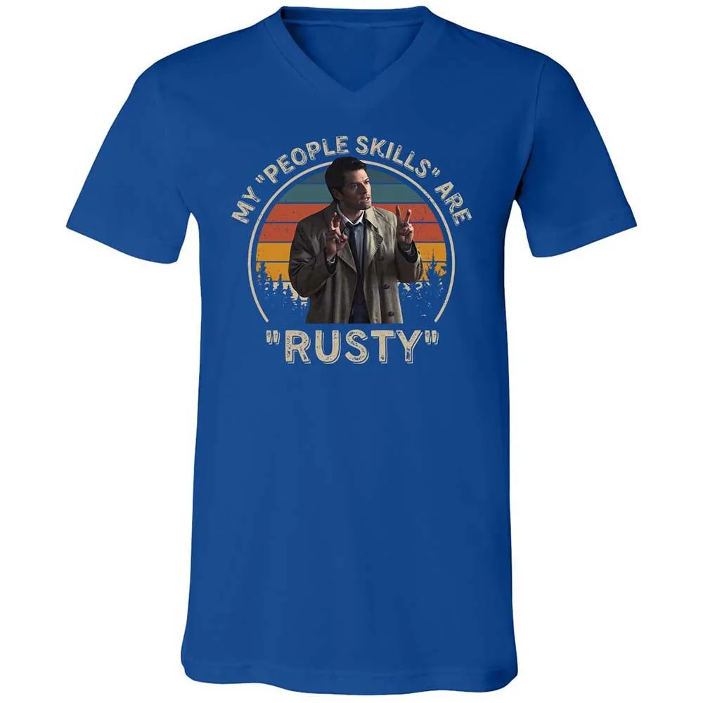 Unisex V-Neck T-Shirt - LGF22UEF - True Royal - 4
