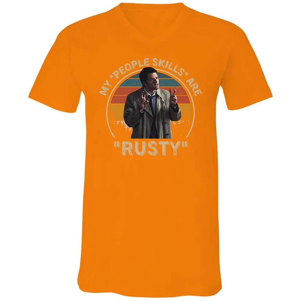 Unisex V-Neck T-Shirt - LGF22UEF - Orange - 12