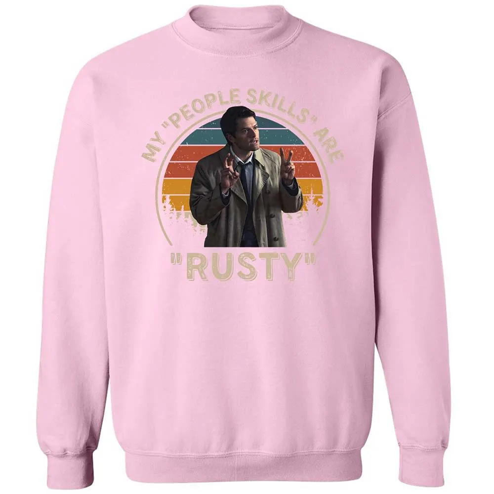 Classic Unisex Sweatshirt - R6PN7B9B - Light Pink - 19