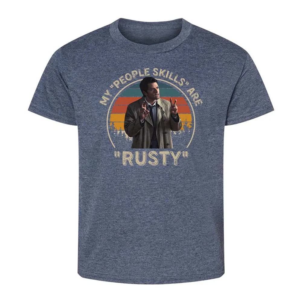 Kids T-Shirt - 3EZ9B1VZ - Heather Navy - 9
