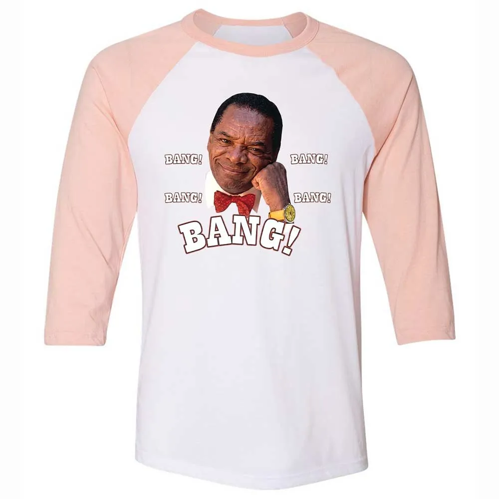 Unisex 3/4 Baseball Tee - 11USQLZR - White/Heather Peach - 5