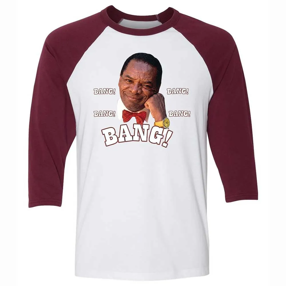 Unisex 3/4 Baseball Tee - 11USQLZR - White/Maroon - 7