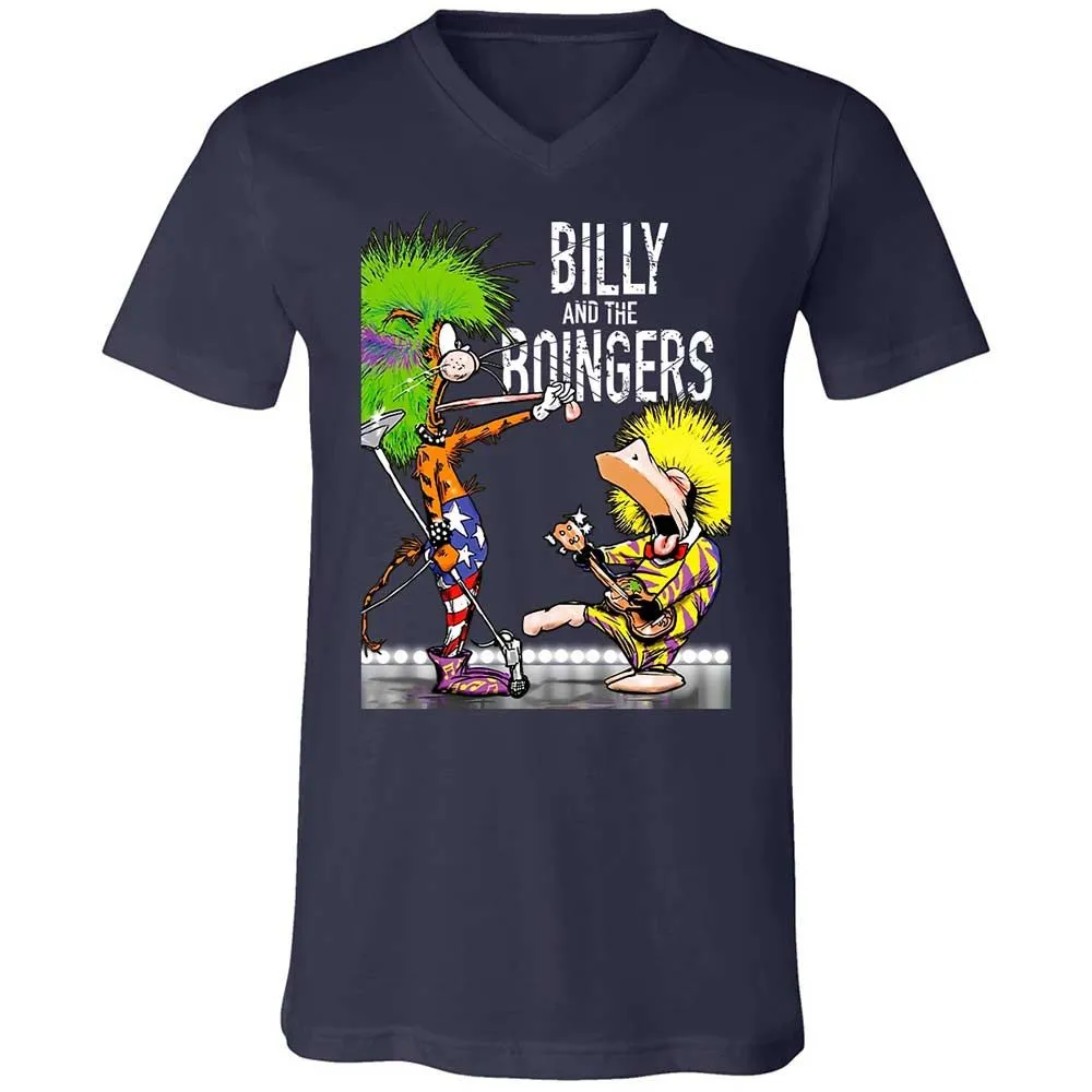 Unisex V-Neck T-Shirt - 1TYC5ZNR - Navy - 2