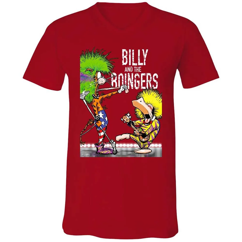 Unisex V-Neck T-Shirt - 1TYC5ZNR - Red - 6