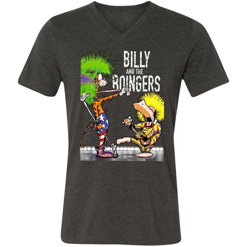 Unisex V-Neck T-Shirt - 1TYC5ZNR - Dark Grey Heather - 9
