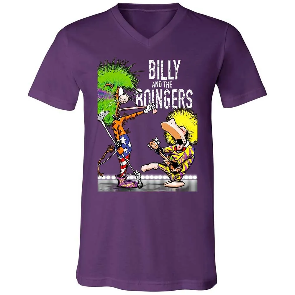 Unisex V-Neck T-Shirt - 1TYC5ZNR - Team Purple - 10