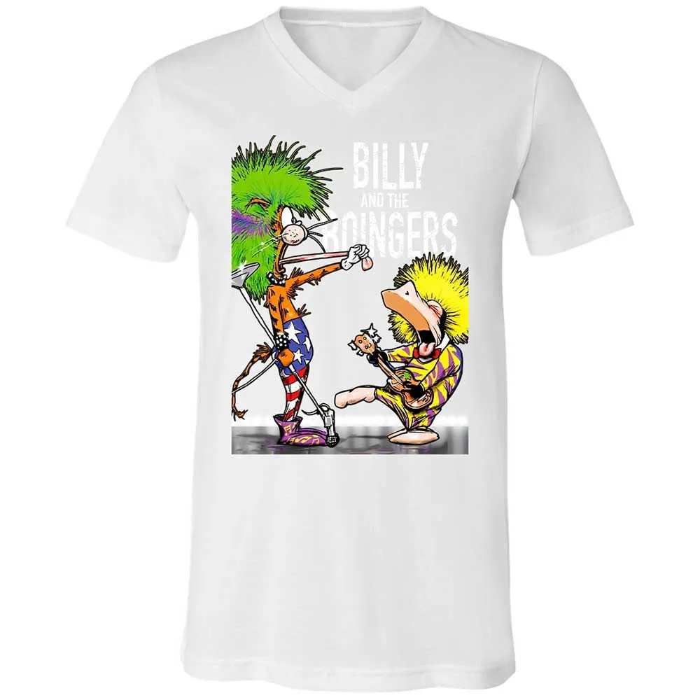 Unisex V-Neck T-Shirt - 1TYC5ZNR - White - 16