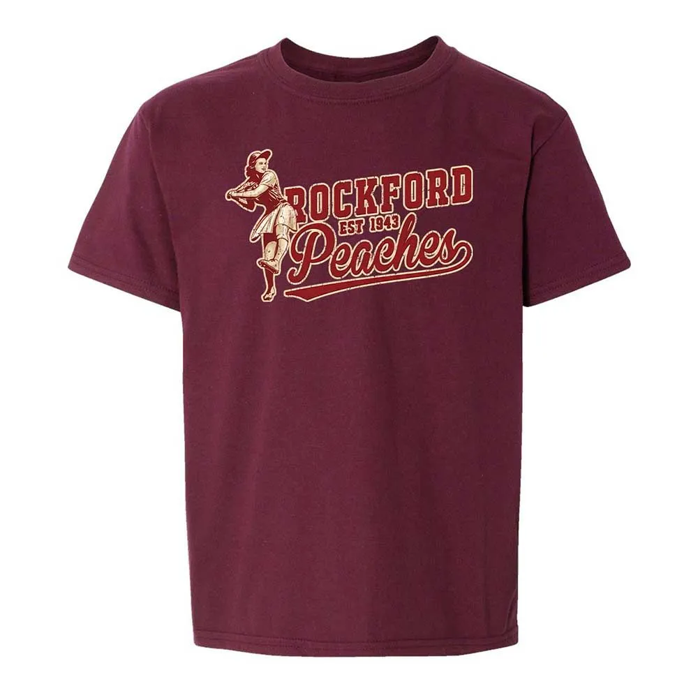 Kids T-Shirt - CECPZV5Z - Maroon - 14