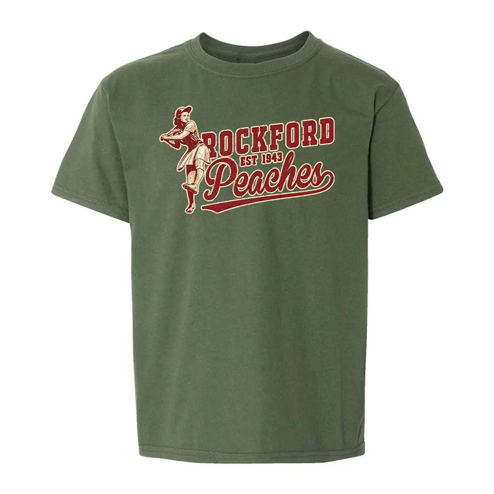 Kids T-Shirt - CECPZV5Z - Military Green - 19