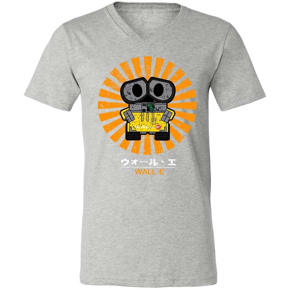 Unisex V-Neck T-Shirt - APSRELKE - Athletic Heather - 15