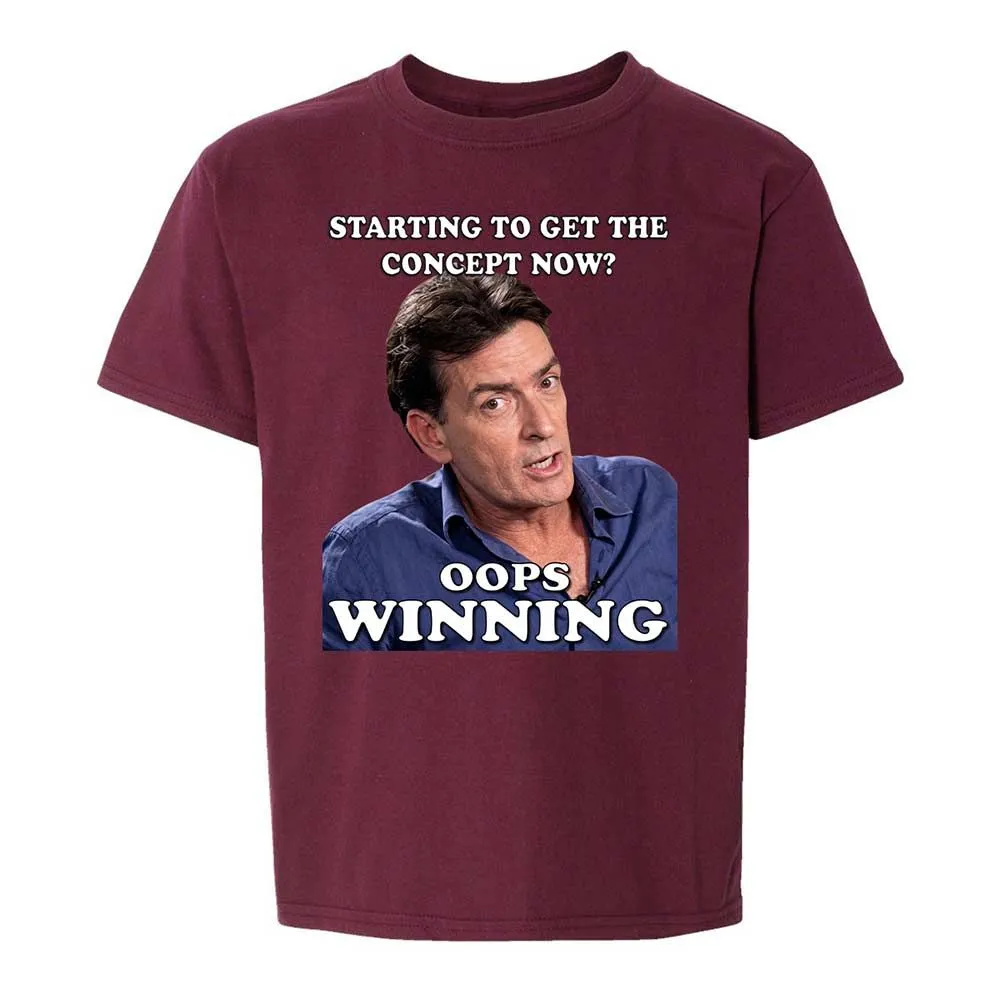 Kids T-Shirt - 8TB8JBHH - Maroon - 14