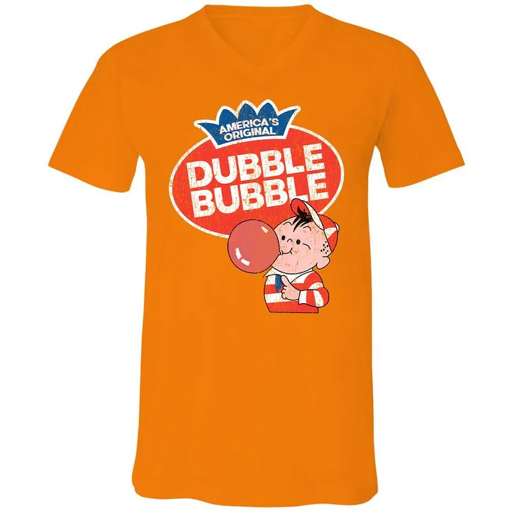 Unisex V-Neck T-Shirt - L2UQU8S7 - Orange - 12