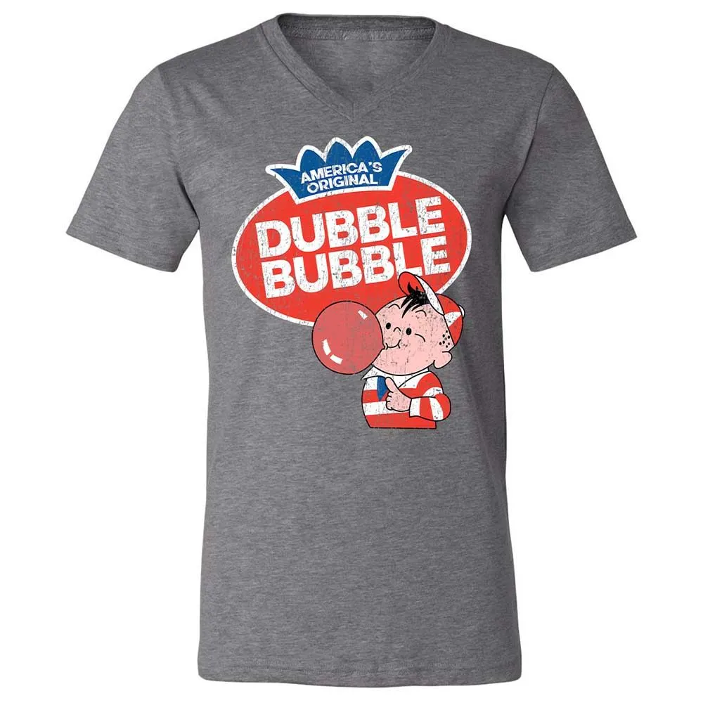 Unisex V-Neck T-Shirt - L2UQU8S7 - Deep Heather - 14