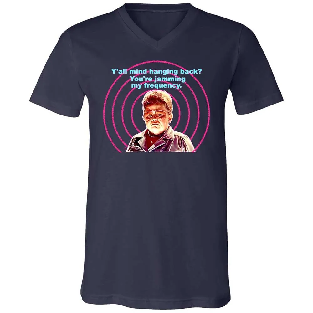 Unisex V-Neck T-Shirt - 1Q3HU76H - Navy - 2