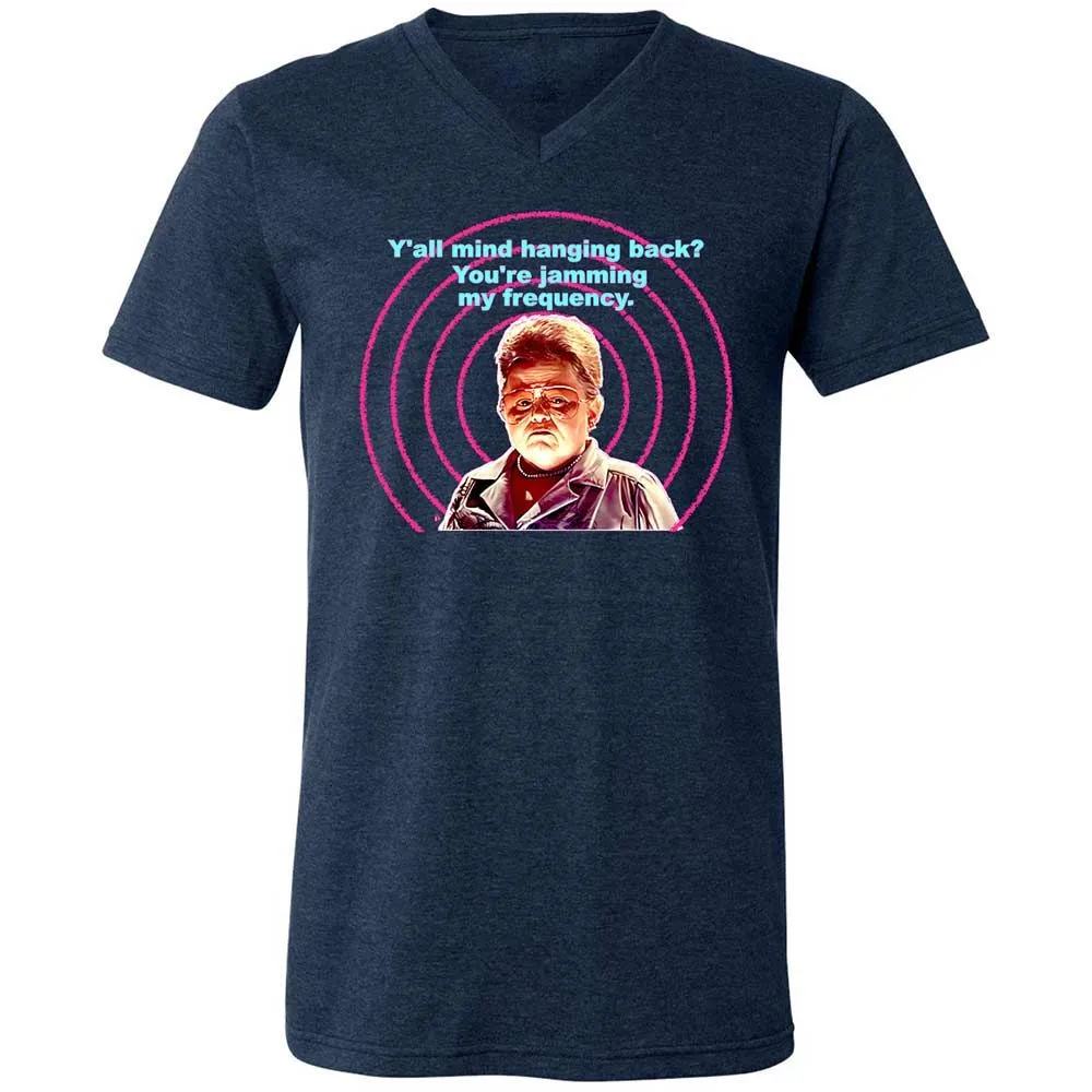 Unisex V-Neck T-Shirt - 1Q3HU76H - Heather Navy - 3