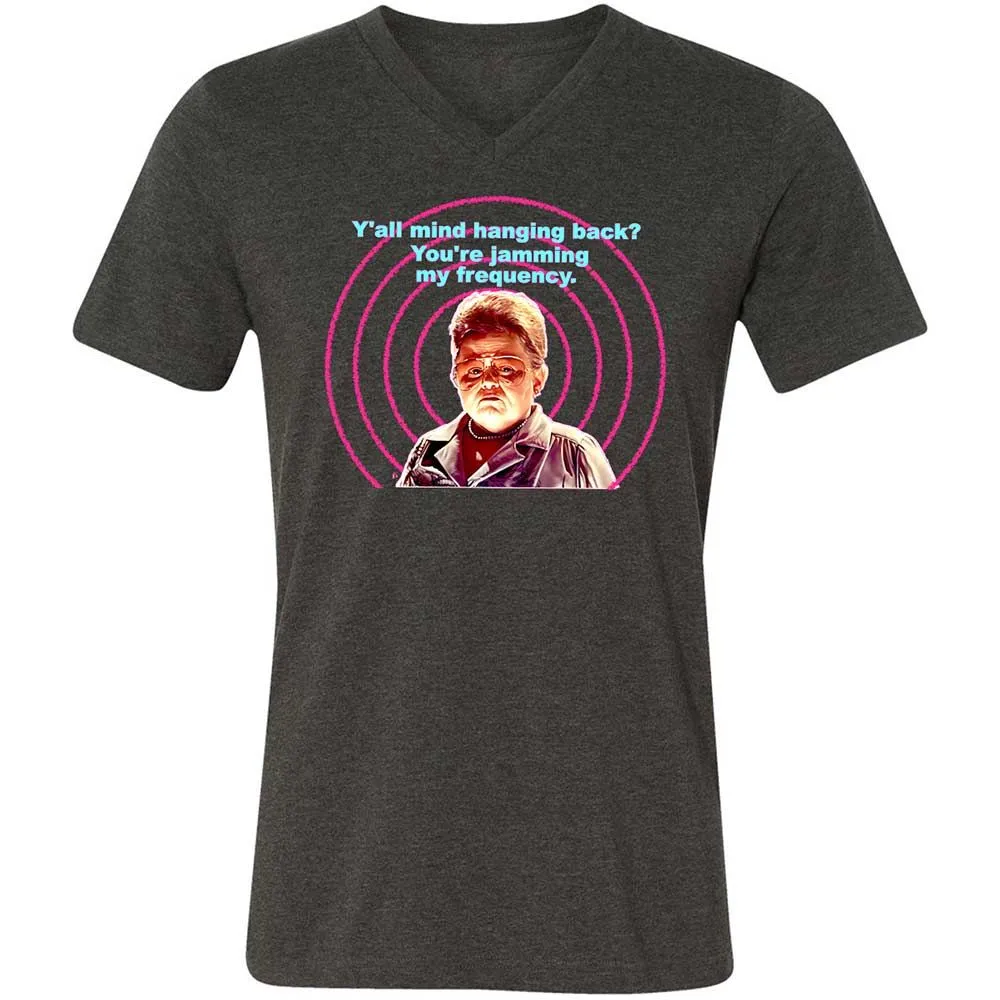 Unisex V-Neck T-Shirt - 1Q3HU76H - Dark Grey Heather - 9