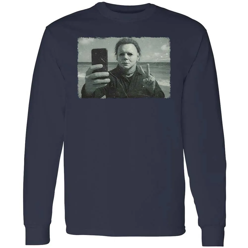 Long Sleeve T-Shirt - TH3LNP1J - Navy - 2
