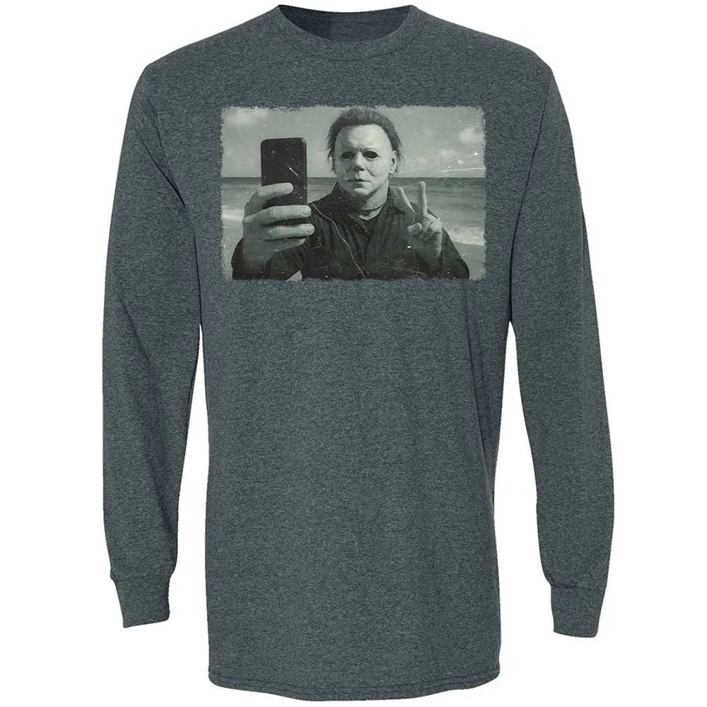 Long Sleeve T-Shirt - TH3LNP1J - Dark Heather - 5