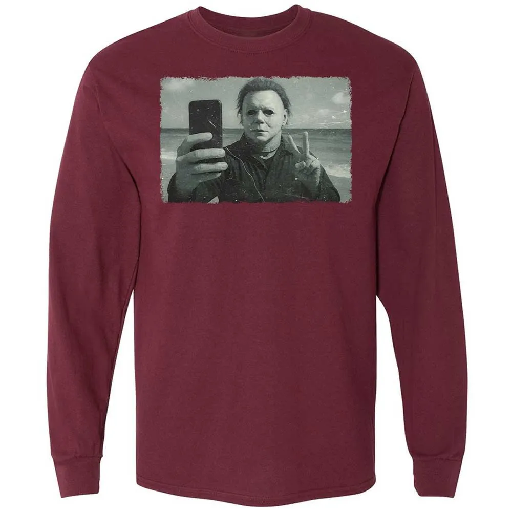 Long Sleeve T-Shirt - TH3LNP1J - Maroon - 6
