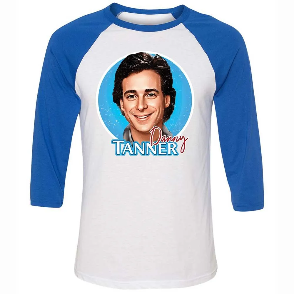Unisex 3/4 Baseball Tee - BMTS9UV5 - White/True Royal - 10
