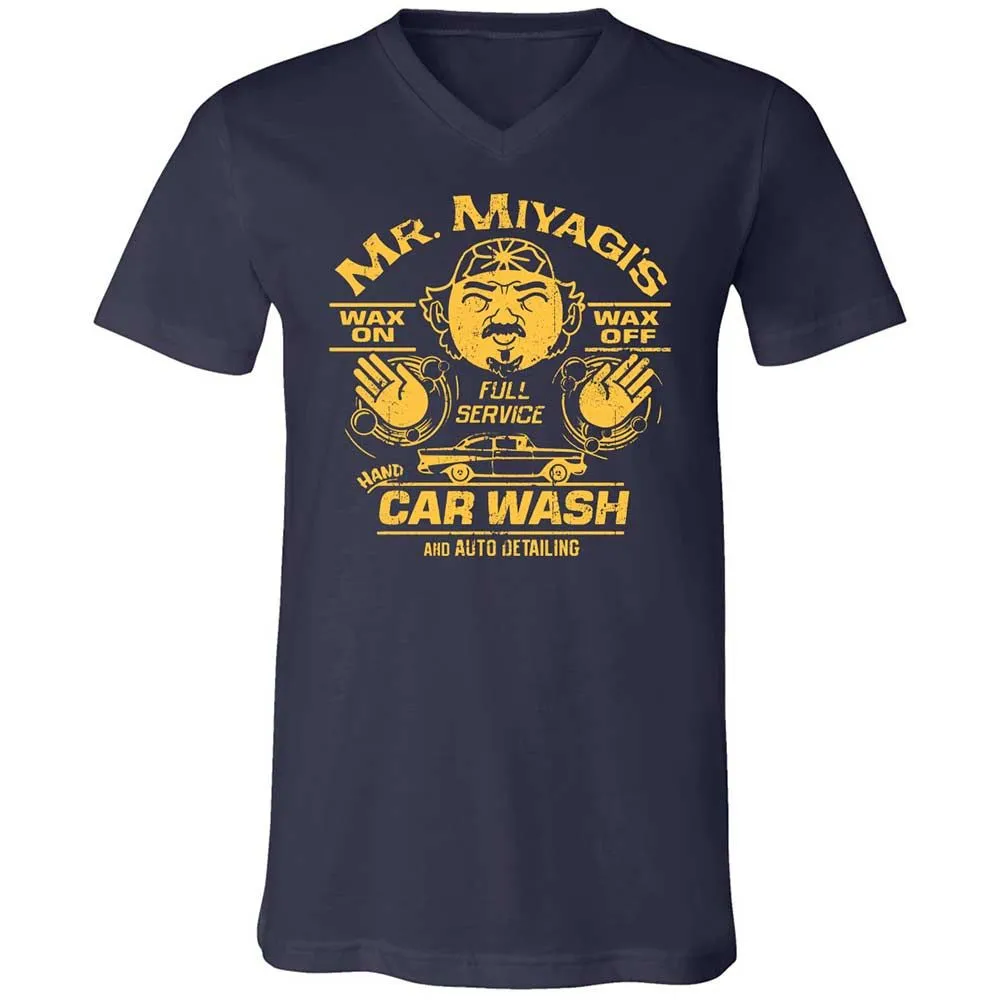 Unisex V-Neck T-Shirt - SJRBML2E - Navy - 2