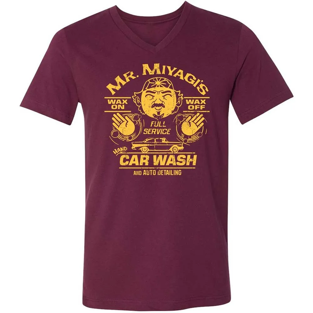 Unisex V-Neck T-Shirt - SJRBML2E - Maroon - 8