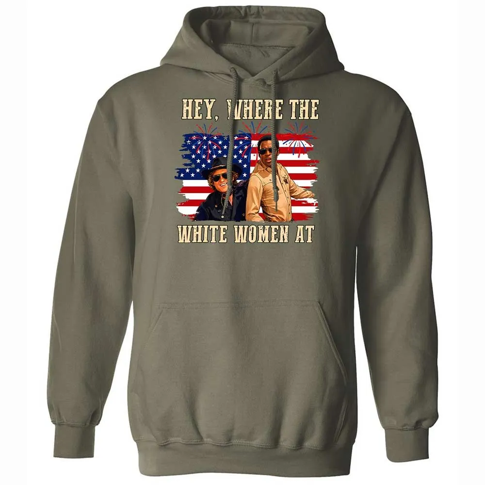 Hey Where The White At - Military Green - 9
