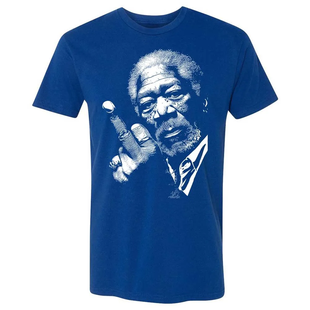 Morgan Freeman middle finger - Royal - 4