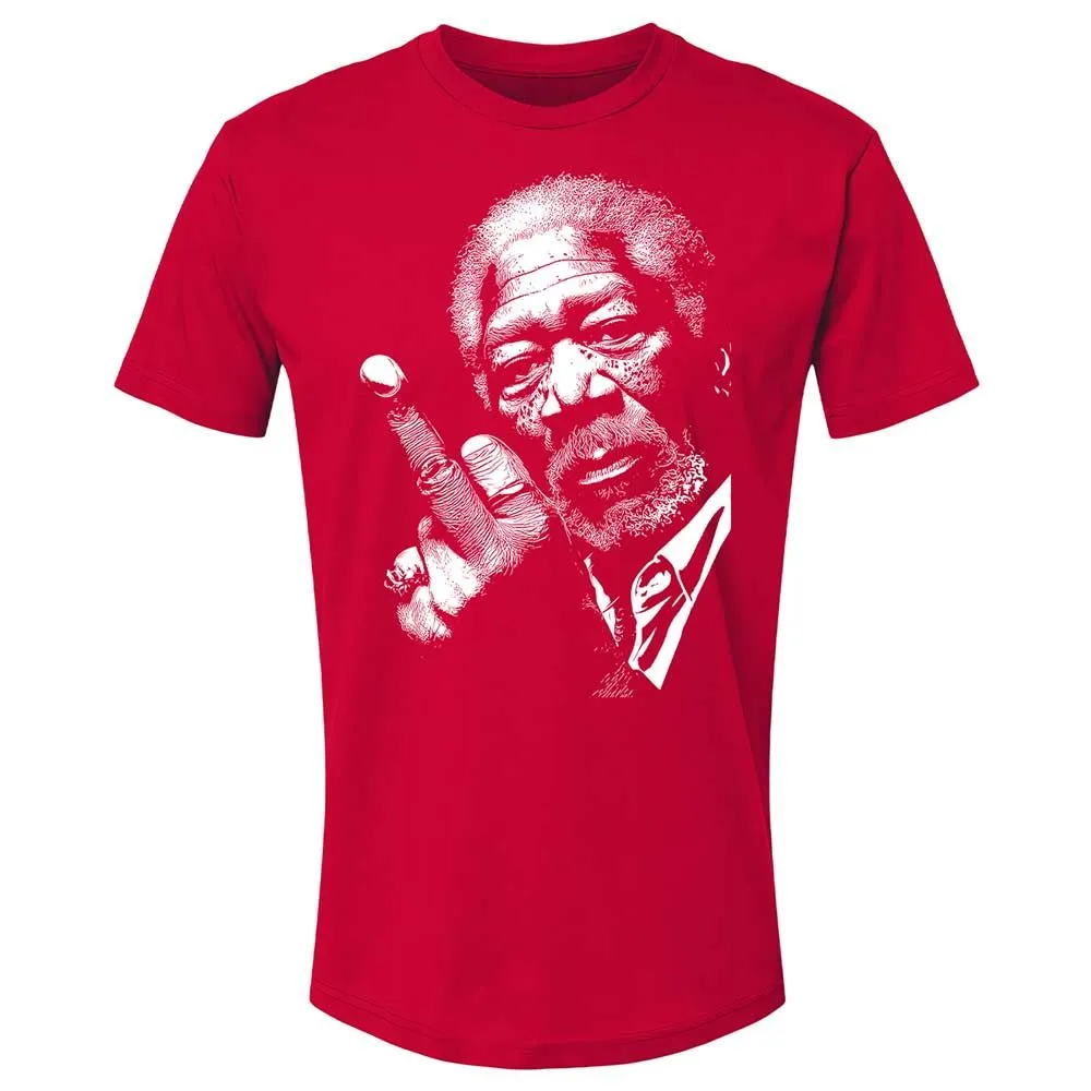Morgan Freeman middle finger - Red - 9
