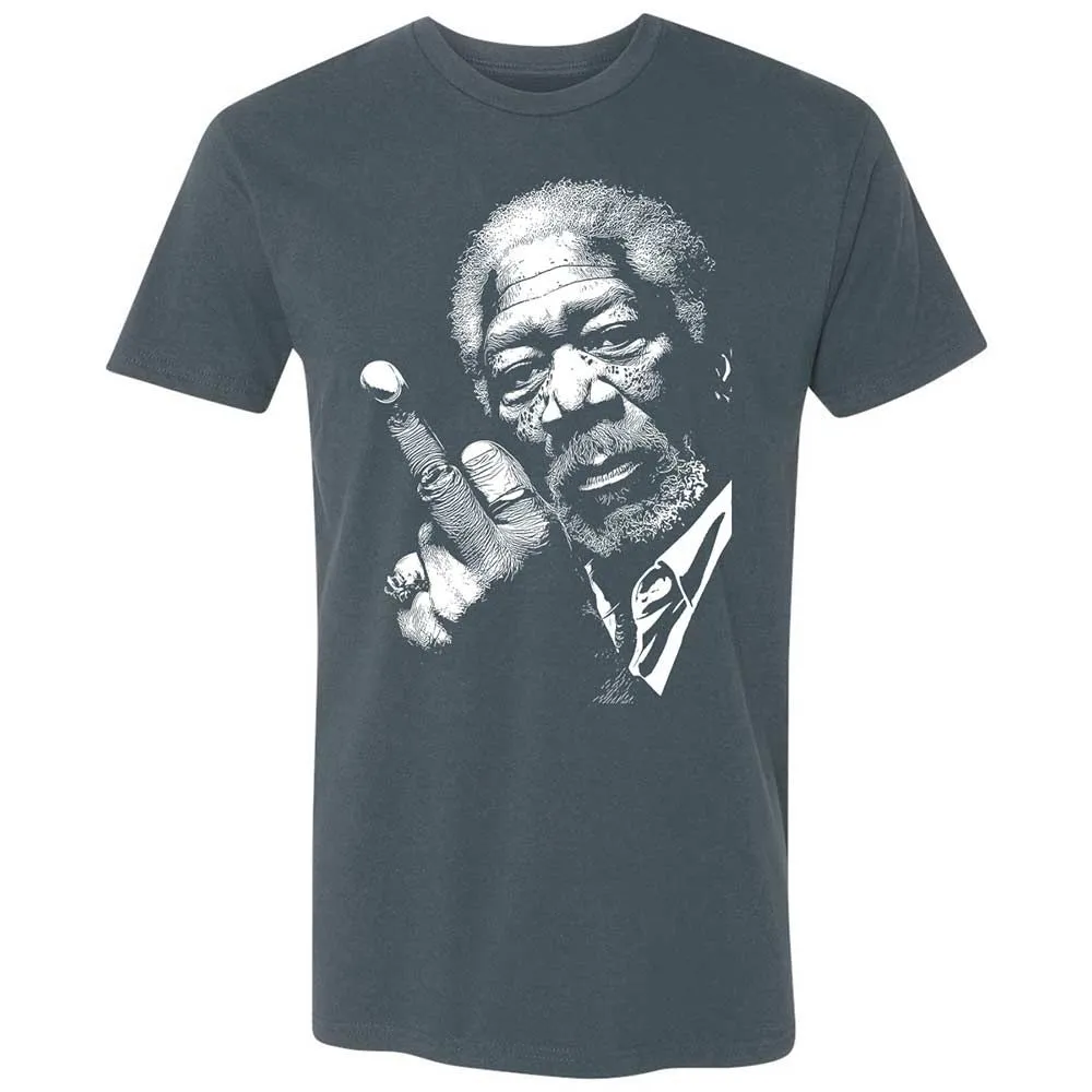 Morgan Freeman middle finger - Indigo - 12