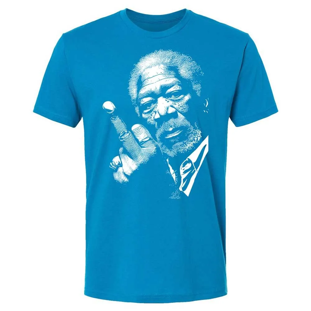 Morgan Freeman middle finger - Turquoise - 15
