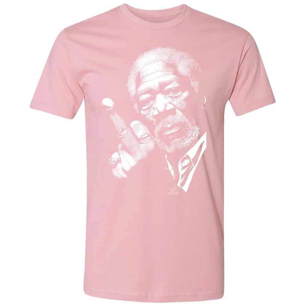Morgan Freeman middle finger - Light Pink - 16