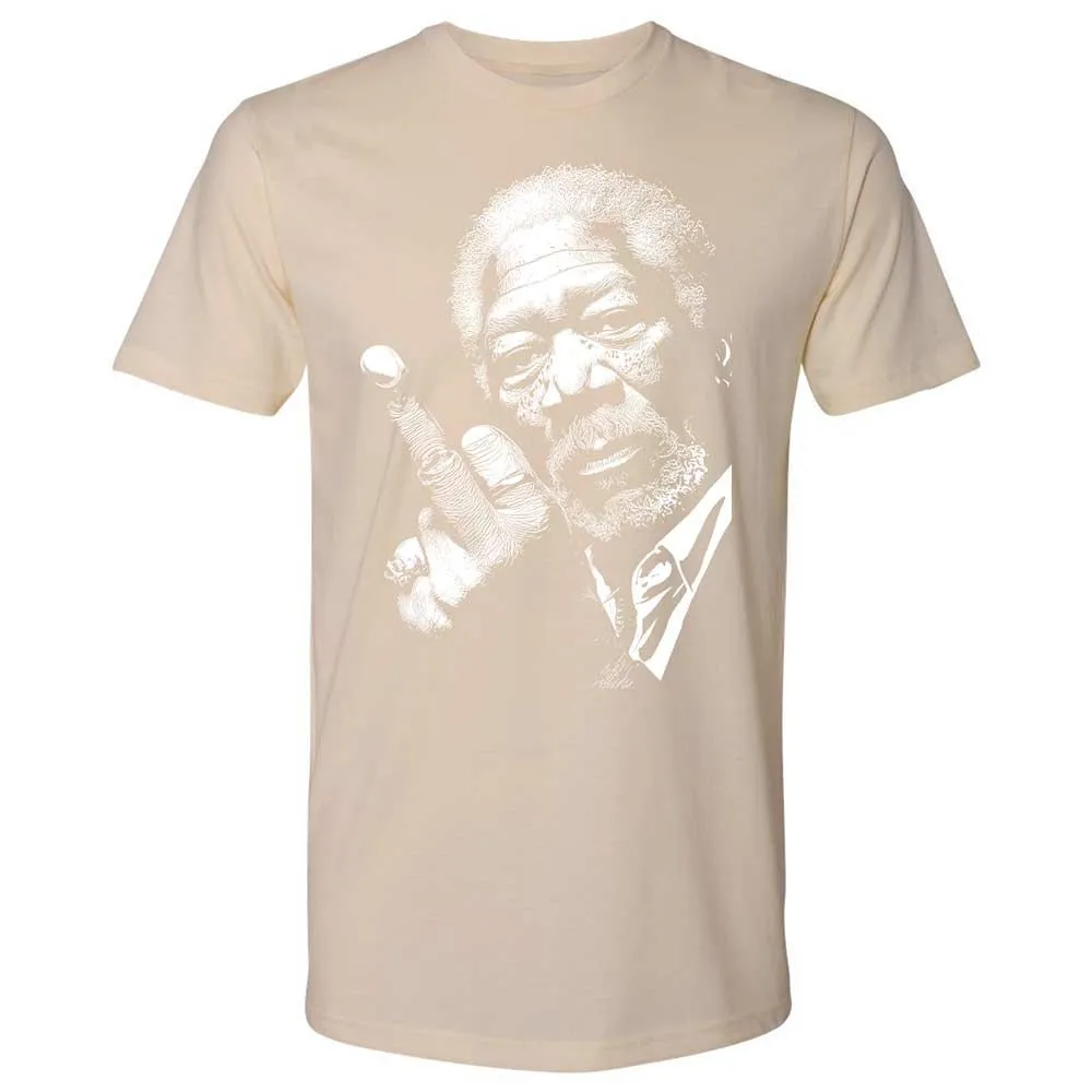 Morgan Freeman middle finger - Cream - 20