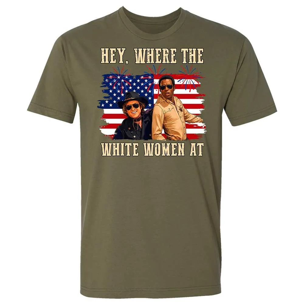 Hey Where The White At - Military Green - 8