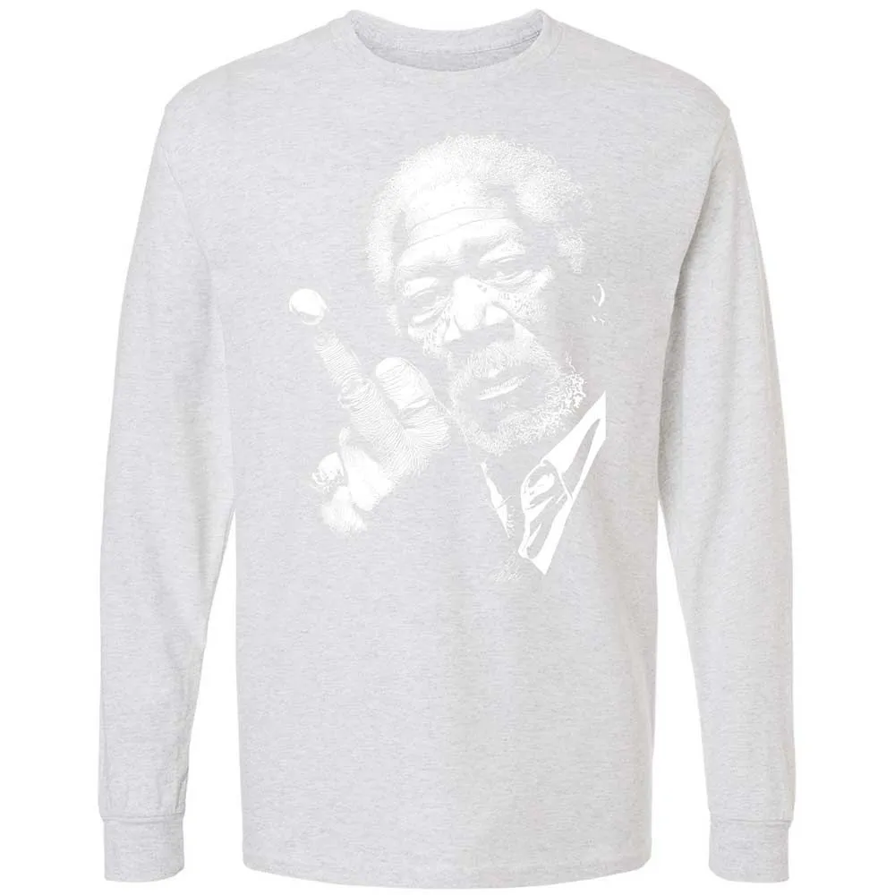 Morgan Freeman middle finger - Ash - 14