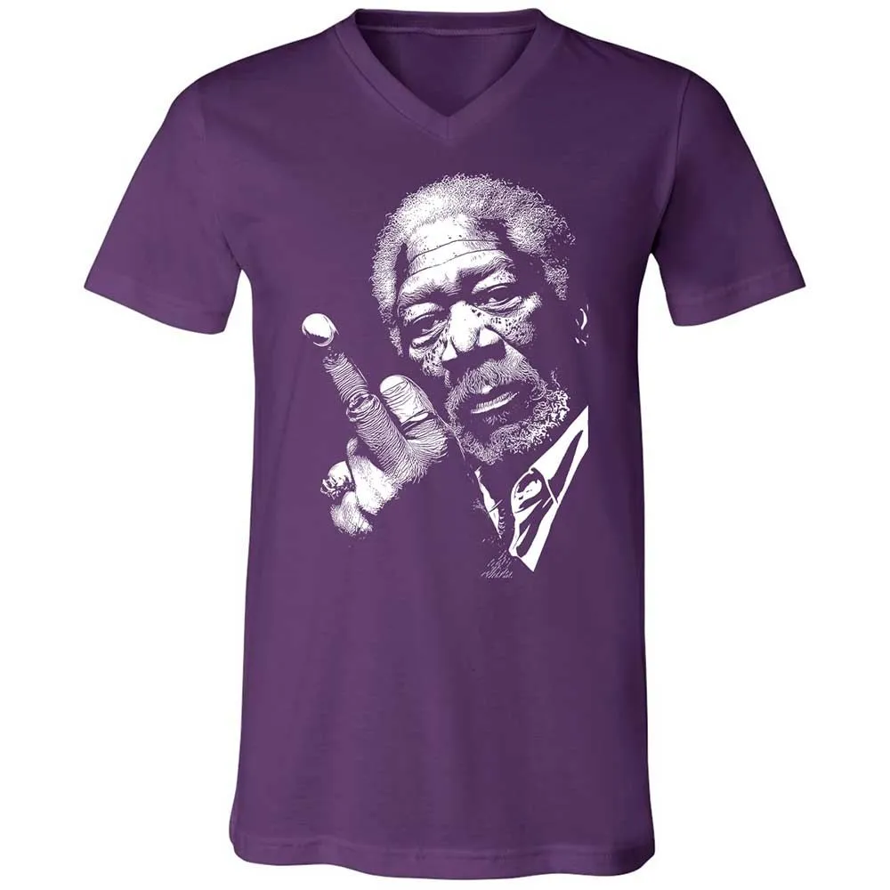 Morgan Freeman middle finger - Team Purple - 10
