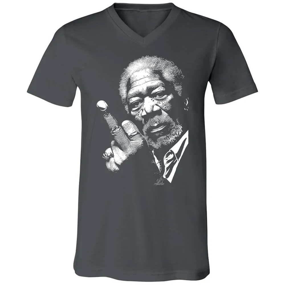Morgan Freeman middle finger - Asphalt - 13
