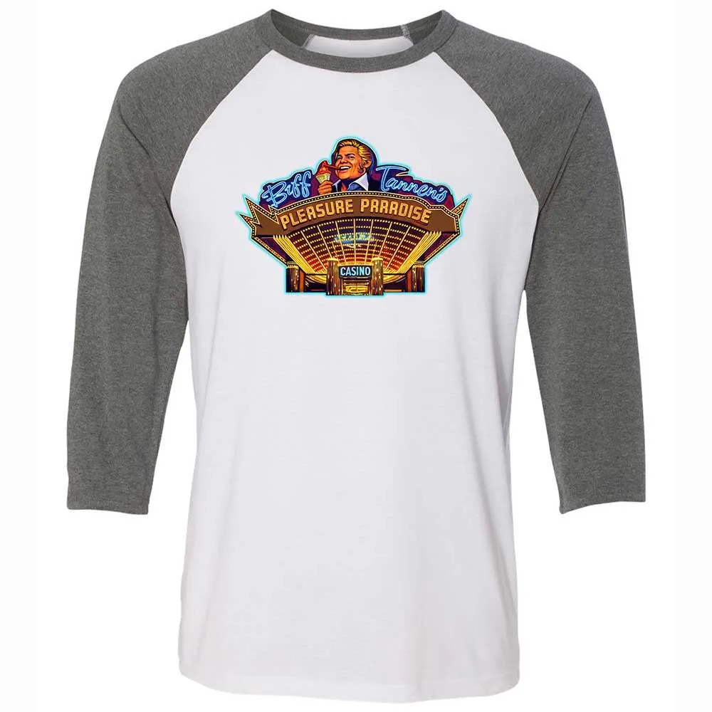 Unisex 3/4 Baseball Tee - JTFM5CJM - White/Deep Heather - 11